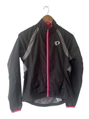 Pearl Izumi Black Pink Lightweight Cycling Biking Jacket Bike Cycle Size Small